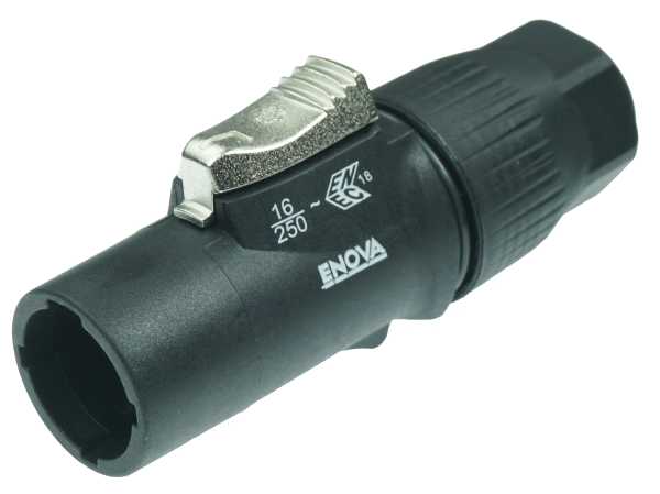 Black 16A CBC Male Power Connector