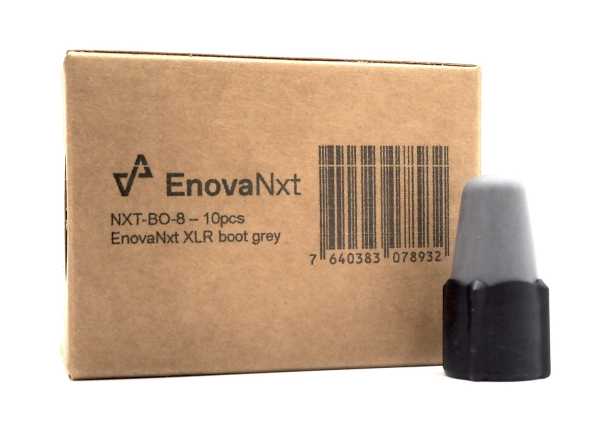 Boot grey for XLRs, 10 pieces