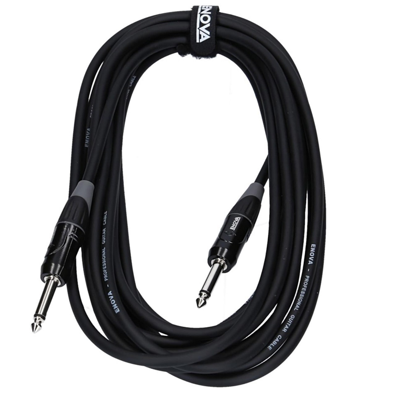 ENOVA audio cable, 2 m instrument cable 6.3 mm Jack 2 pin mono, EC-A1-PLMM2-2
