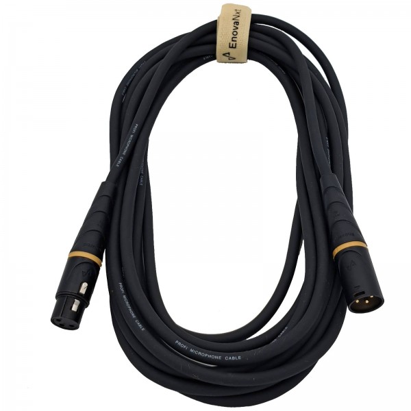 High-quality XLR microphone cable with 8 metre cable length and True Mold Technology