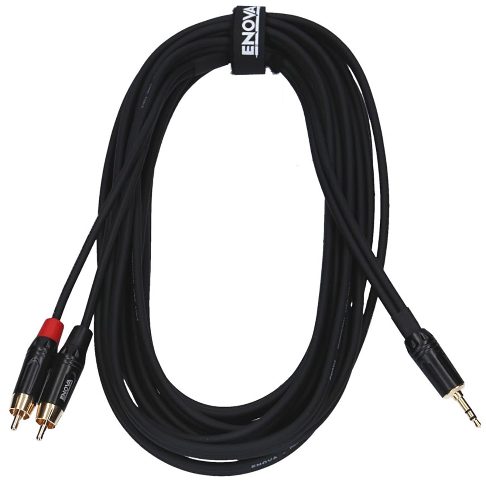 INECK® câble adaptateur RCA/jack - RCA mâle à jack femelle 3,5 mm -  Adaptateur audio